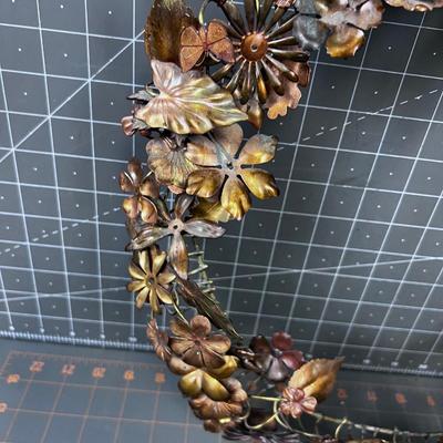 Petties  Dresden Brass Floral Wreath 