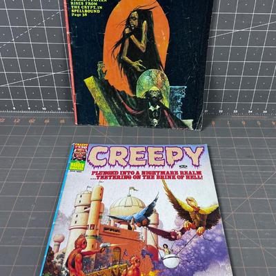 1972 & 1982 Creepy Magazines (2) 