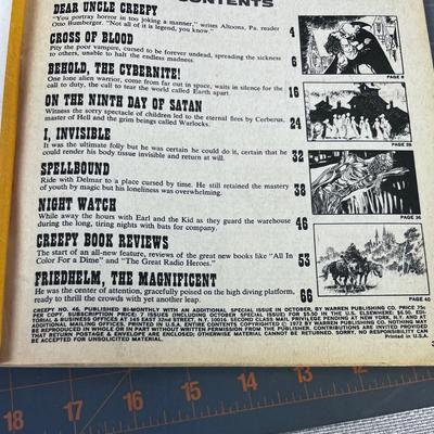 1972 & 1982 Creepy Magazines (2) 