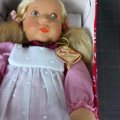 Original HANNE KRUSE Doll, New 