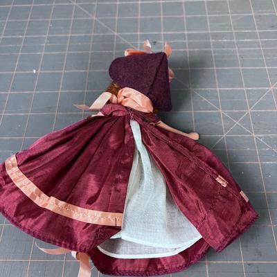 Nancy Ann Storybook Doll Purple Dress 