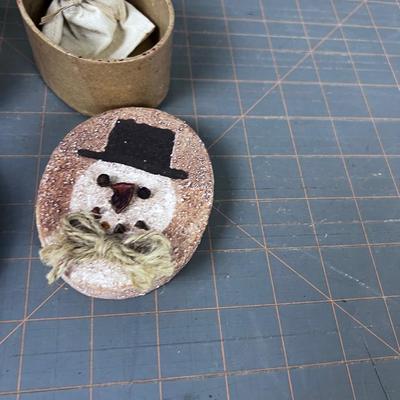 Snowman Finger Puppet Ornaments 