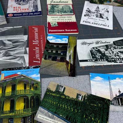 Ephemera, Scouting Post Cards, Travel