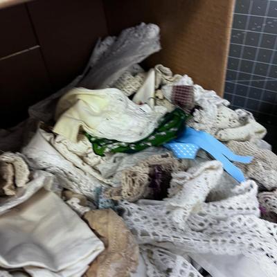 Vintage Linens, Mostly Crocheted Doily's