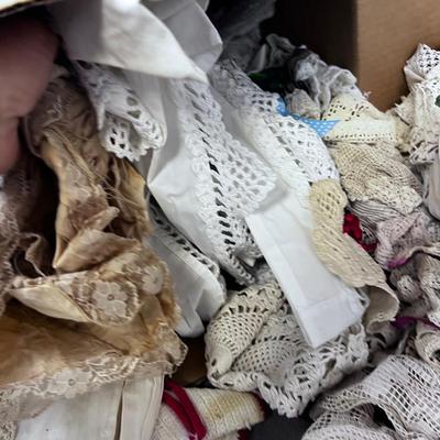 Vintage Linens, Mostly Crocheted Doily's