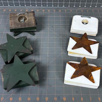 Star Wall Hooks for Photos, Paper, Poster (6) 