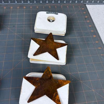 Star Wall Hooks for Photos, Paper, Poster (6) 