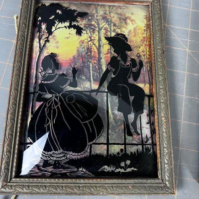 Pair of Silhouette Pictures 
