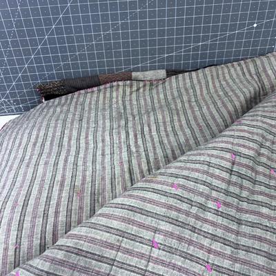 Antique Quilt Utilitarian Dark Colors