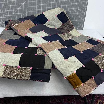 Antique Quilt Utilitarian Dark Colors