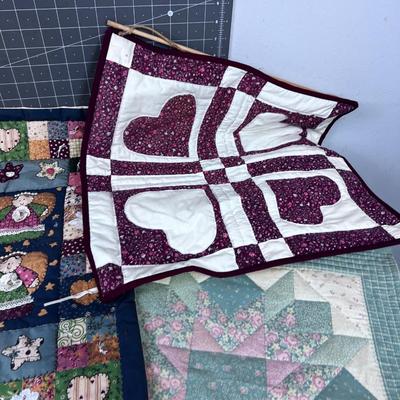 Quilted Panels or Pillow Cases