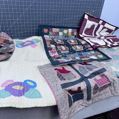 Quilted Panels or Pillow Cases