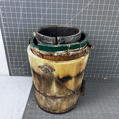 Wood Buckets (3) 