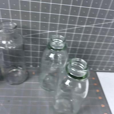 Cream or Milk Bottles - No Label (5) 