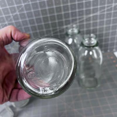 Cream or Milk Bottles - No Label (5) 