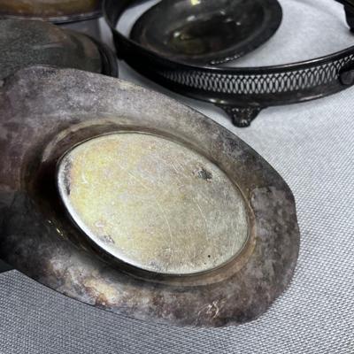 Silver Plate Serving Pieces (about 9 pieces) 