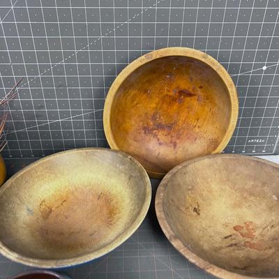 Wood Bowls, Some Vintage
