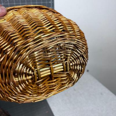 3 Antique Baskets. 