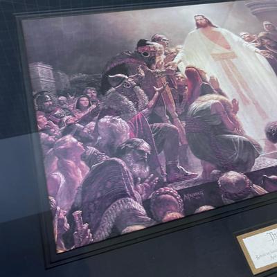 Arnold Friberg. "the Risen Lord" Framed and Matted, Jesus