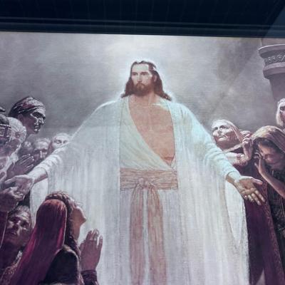 Arnold Friberg. "the Risen Lord" Framed and Matted, Jesus
