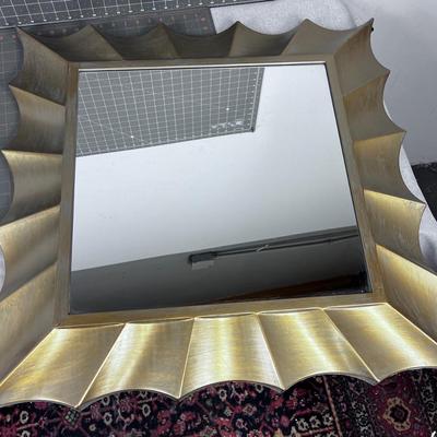 Silvery Goldish Mirror (plastic) 