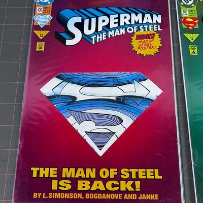 Comic (4) Reign of the Super MEN Superman Comics 1993 12-15 Vol. 