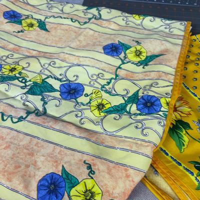 2 Yellow Spring Table Cloths - Round and Rectangle 