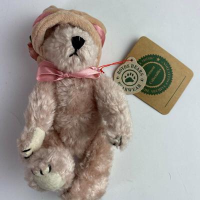 BOYDS BEAR PINK 6" PLUSH DOLL 