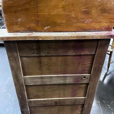 Antique Roll Top Cabinet For The Jewelry Smith or Fly Tying Hobbyist