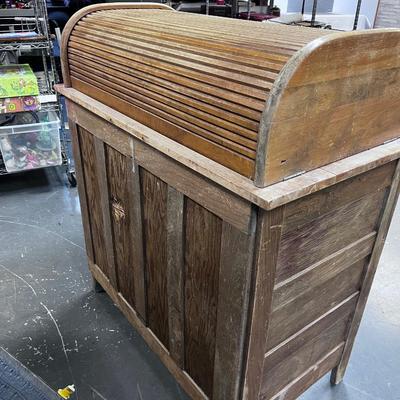Antique Roll Top Cabinet For The Jewelry Smith or Fly Tying Hobbyist