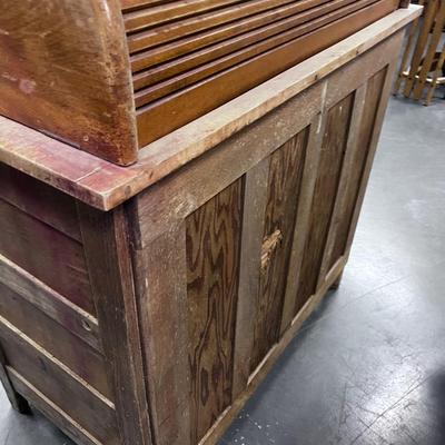 Antique Roll Top Cabinet For The Jewelry Smith or Fly Tying Hobbyist