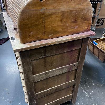 Antique Roll Top Cabinet For The Jewelry Smith or Fly Tying Hobbyist