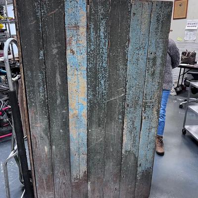 Primitive BEAD BOARD Cabinet Bring Help to Move.  