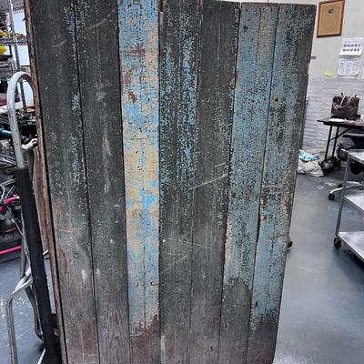 Primitive BEAD BOARD Cabinet Bring Help to Move.  