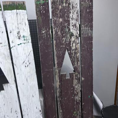 2 Panels with a Tree Cut out