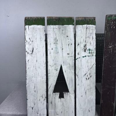 2 Panels with a Tree Cut out