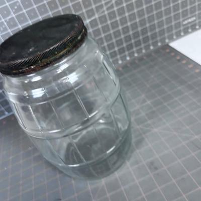 1 Gallon GLASS PICKLE Jar with Lid