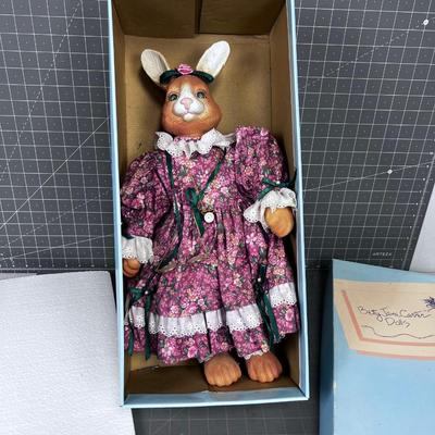 Bette Jane Carter Dolls 33/1000 By Goebel (Rabbit) Musical 