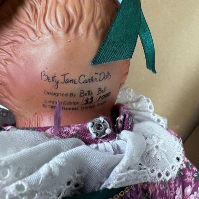 Bette Jane Carter Dolls 33/1000 By Goebel (Rabbit) Musical 
