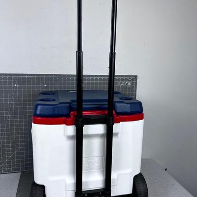 Igloo Box Cooler on Wheels with Handle