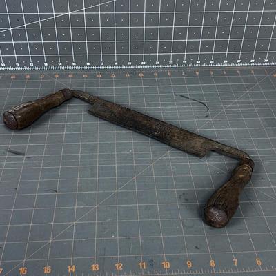 Antique Draw Knife for Log Cutting