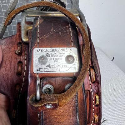Lineman Natural Color Tree Cutters Leather BELT - 550 MM