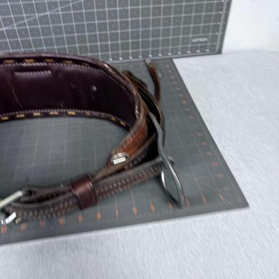 Lineman Natural Color Tree Cutters Leather BELT - 550 MM