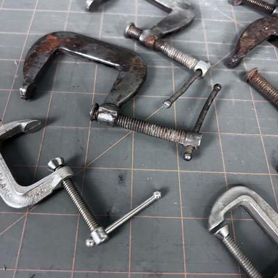 1 and 2 Inch "C" Clamps