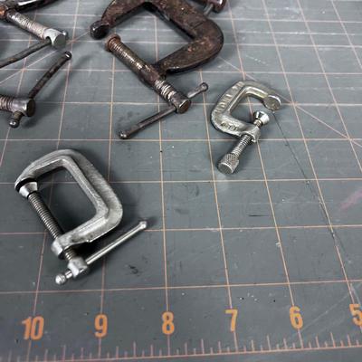 1 and 2 Inch "C" Clamps