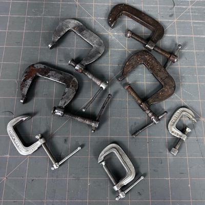 1 and 2 Inch "C" Clamps