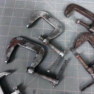 1 and 2 Inch "C" Clamps
