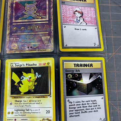 PokÃ©mon (2000) Group of Vintage mid 90's in sleeve not GRADED