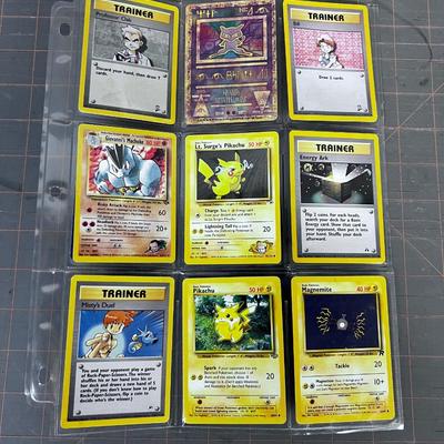 PokÃ©mon (2000) Group of Vintage mid 90's in sleeve not GRADED