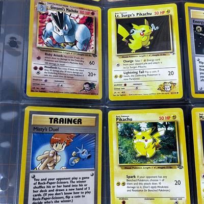 PokÃ©mon (2000) Group of Vintage mid 90's in sleeve not GRADED